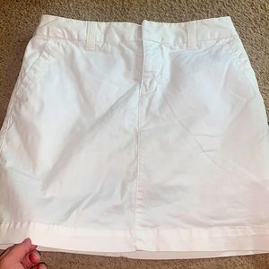 White skirt